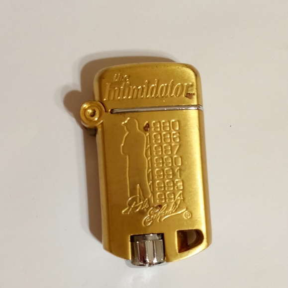 The Intimidator Dale Earnhardt NASCAR Brass Commemorate Torch Lighter - Picture 9 of 11